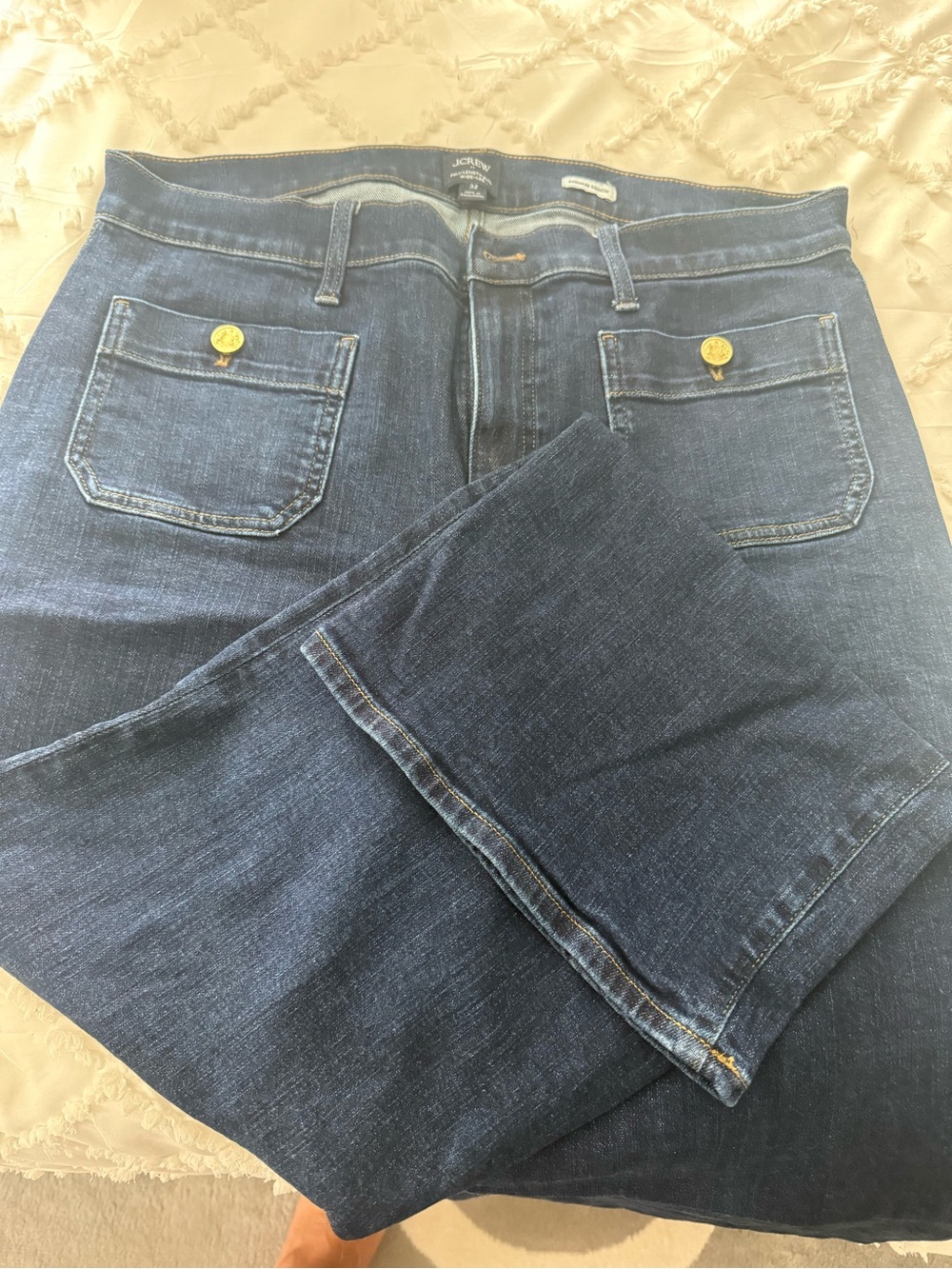 J.crew sailor jeans wide leg